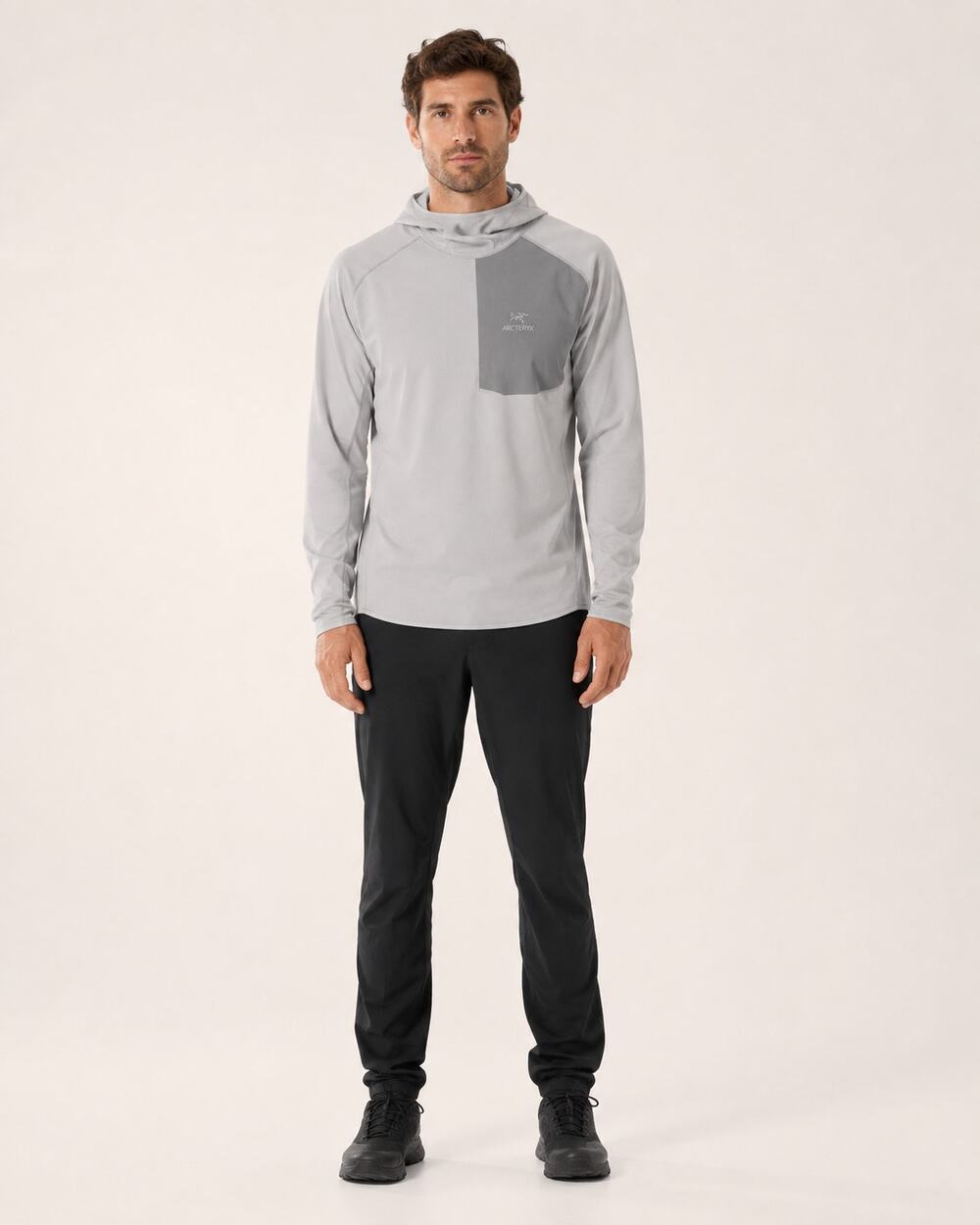 NWT Arc'teryx Delta Pullover Hoody Men's Large Gray Technical Fleece